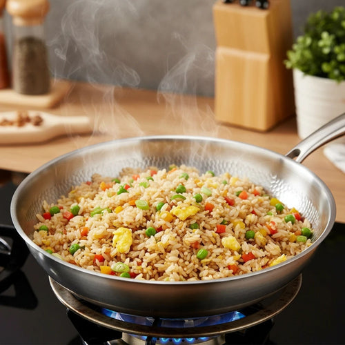 Titanium Wok & Deep Pan Bundle