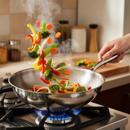 Titanium Wok & Deep Pan Bundle
