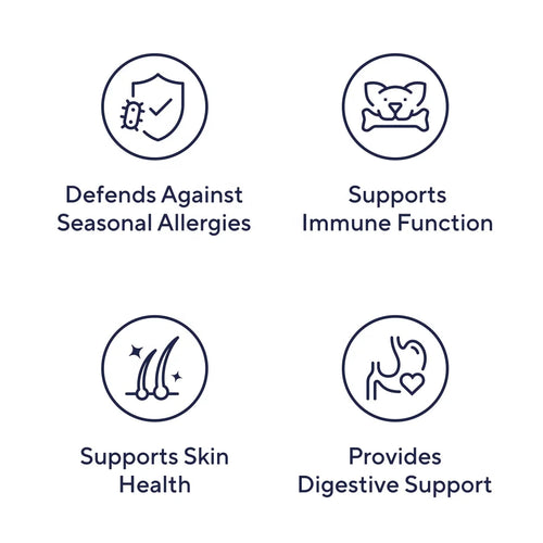 Allergy & Immune Support Chews - Anti-Itch, Skin Relief & Seasonal Allergy Defense for Dogs