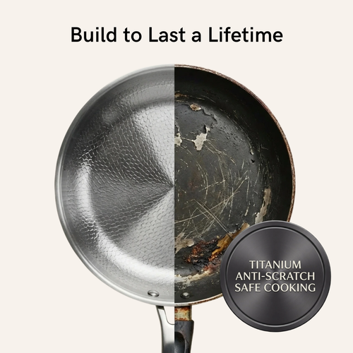 Titanium Sauté Pan — Dual Handle